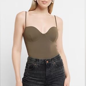 EXPRESS: Body Contour High Compression Bustier Bodysuit
